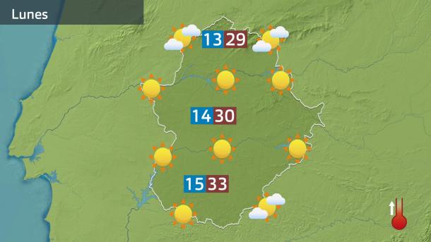 Mapa de previsión lunes 1 de julio