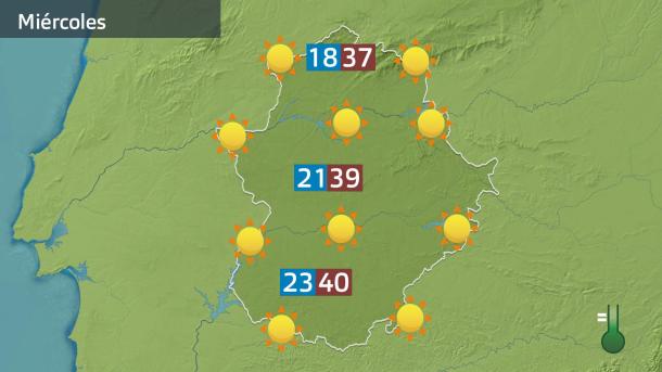 Mapa de previsión del 7 de agosto