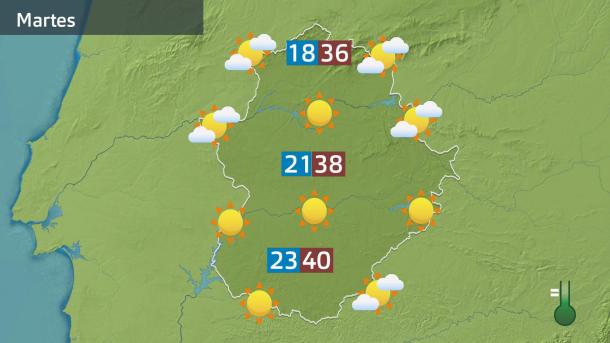 Mapa de previsión del 19 de agosto