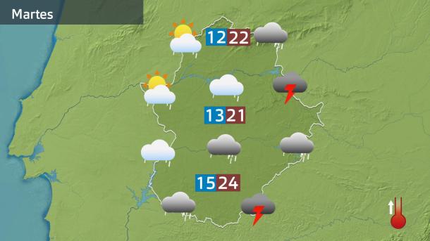 Mapa de previsión del 28 de octubre