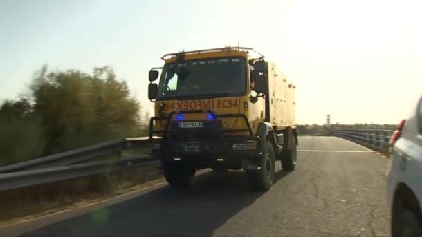 Activado el nivel 1 del Plan INFOEX por incendio forestal en Jarilla