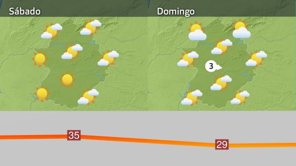 Mapa de previsión del 30 y 31 de agosto