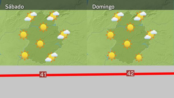 Mapa de previsión del 2 y 3 de agosto