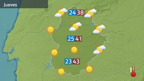Mapa de previsión del 14 de agosto