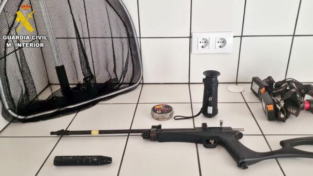 Objetos intervenidos a un vecino de Trasierra.