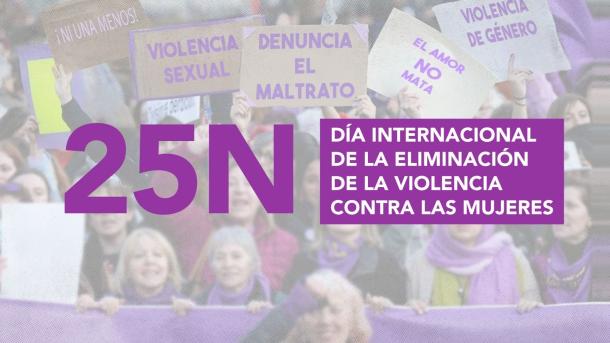 25 de noviembre, Día Internacional de la Eliminación de la Violencia Contra las Mujeres