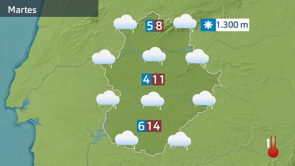 Mapa de previsión del 23 de diciembre