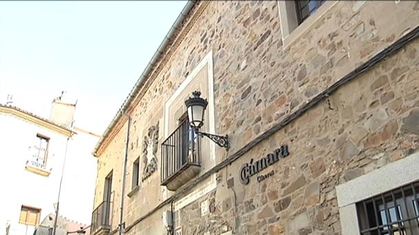 Fachada de la Cámara de Comercio de Cáceres