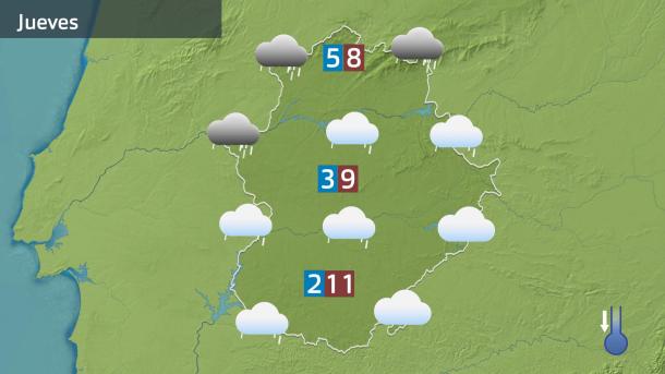 Mapa de previsión del 15 de enero