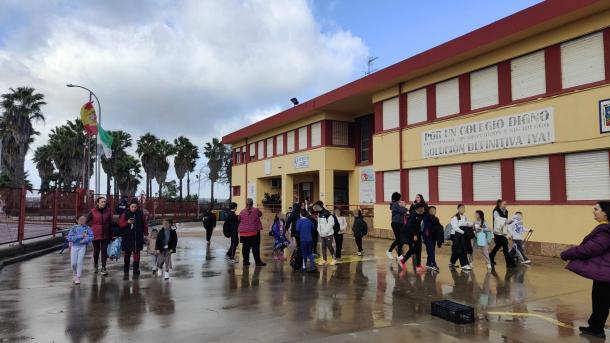 El Colegio Público de Gabriel es desalojado el 5 de febrero de 2026 debido a las inclemencias meteorológicas