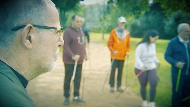 Manuel Calderón, enfermo de Parkinson