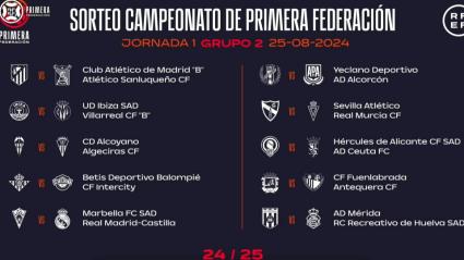 Primera Jornada Primera RFEF