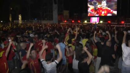 Extremadura celebra la victoria en la Eurocopa