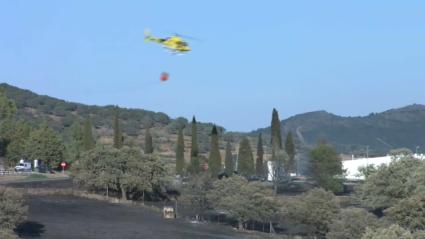 Incendio en Alía