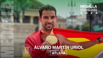 Álvaro Martín Uriol, Medalla de Extremadura