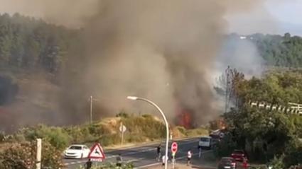 Incendio en Perales del Puerto