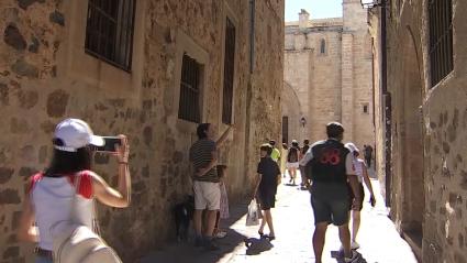 Muchos turistas en Extremadura durante este puente festivo de agosto