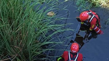 Caja fuerte en el río Guadiana en Badajoz