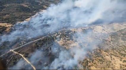 Incendio en Pasarón de la Vera