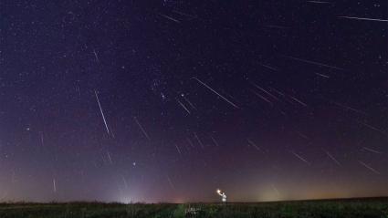 Perseidas en el embalse de Borbollón