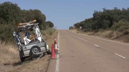 Atropello de un operario de carreteras en Cheles