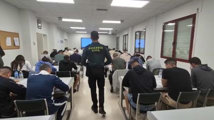 Exámenes de la Guardia Civil en Mérida