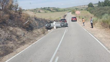 Accidente entre Galisteo y Aldehuela del Jerte