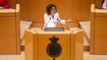 María Jesús Montero en el Senado