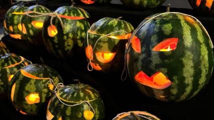 Sandias para Halloween