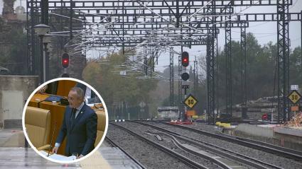 Electrificación de las vías del tren