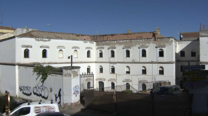 Imagen del Palacio de Godoy donde se esta construyendo el Hotel Hilton