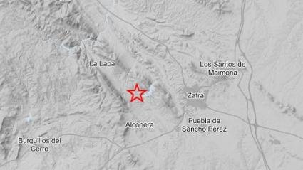 Pequeño terremoto en Alconera