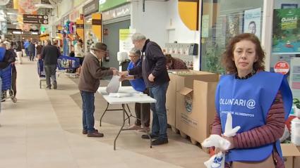 Gran recogida de alimentos en Cáceres