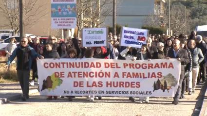 Protesta en Las Hurdes