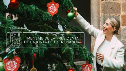 Mensaje de la Presidenta de la Junta de Extremadura