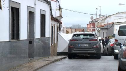 Dispositivo de la reconstrucción de los hechos en una vivienda de la Calle Belén