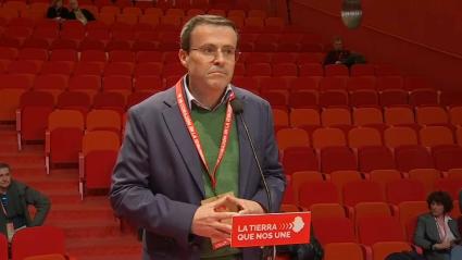 Miguel Ángel Gallardo, secretario general del PSOE en Extremadura