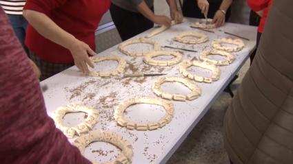 Roscas para San Antón en Pedroche