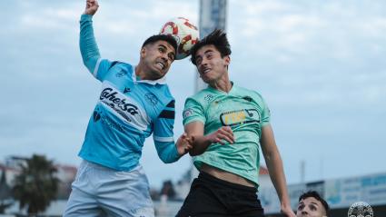 Telles en el duelo del Coria ante el Illescas.