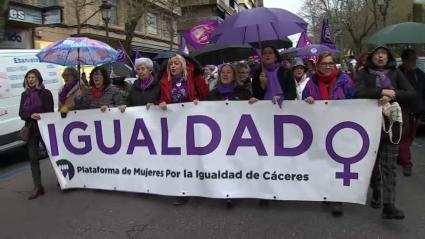 La Plataforma Mujeres por la Igualdad se manifestará el 8M en Cáceres bajo el lema "los derechos no se tocan"