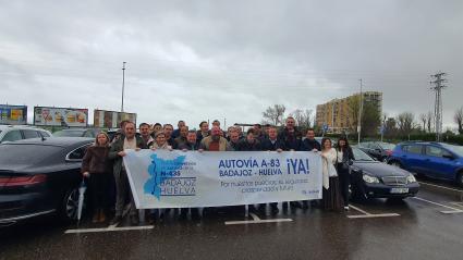 Caravana para exigir la A-83 Badajoz-Huelva