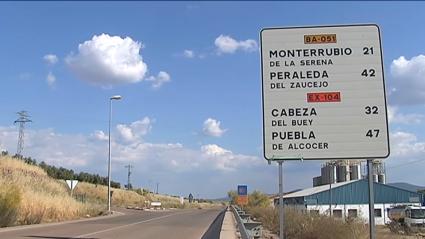 Reabiertas siete vías de la Diputación de Badajoz que habían sufrido cortes en las últimas horas