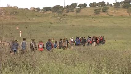 La X Ruta de Bomberos Solidarios recorre 55 kilómetros en la provincia de Cáceres a favor de la enfermedad de Huntington