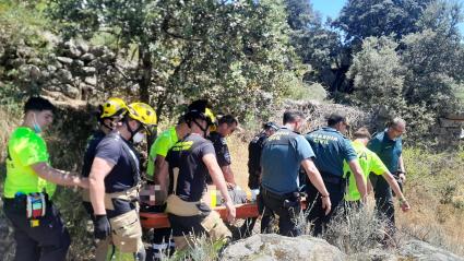 Rescate de un senderista