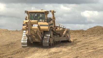 Obras de la futura autovía entre Badajoz y Cáceres