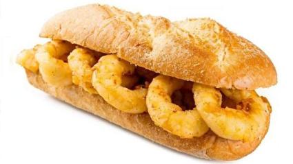 Bocadillo de calamares de la cafetería Tajamar