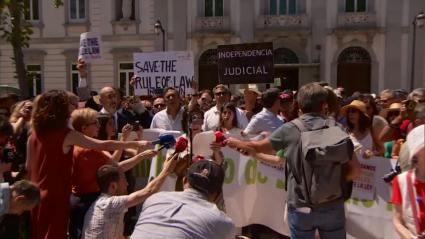 Protesta de jueces y fiscales