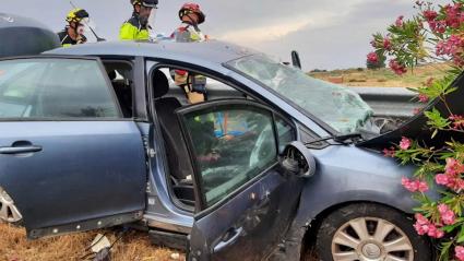 Accidente en la EX-A1