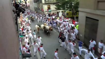 Encierro de Jandilla en los sanfermines