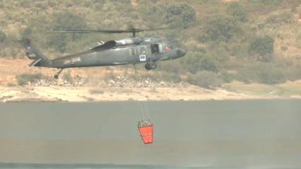 Estabilizado el incendio de Candelario que se originó en Jarilla